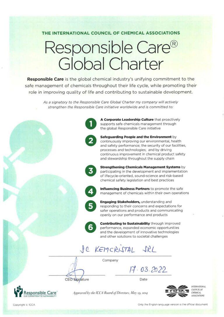 responsible care kemcristal