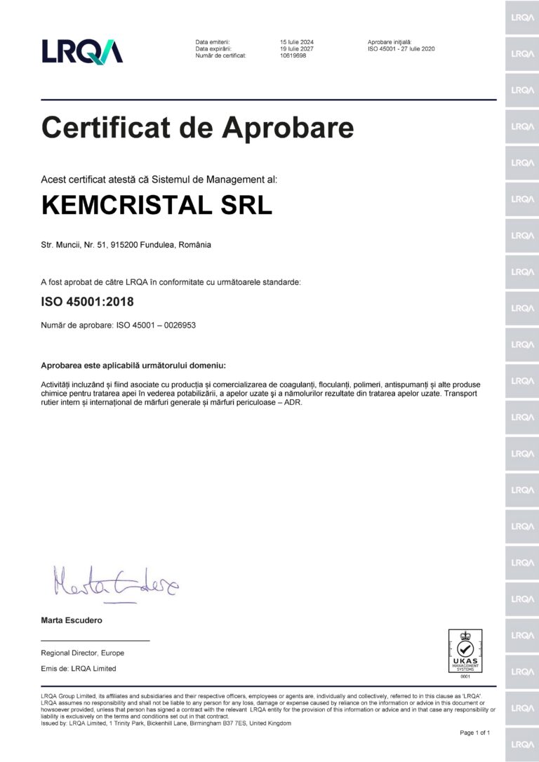 0026953 ohsas ronro ukas kemcristal srl cr 2024